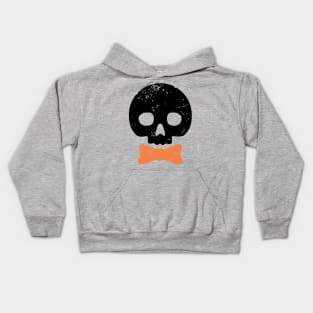 Bow Tie Skull Dot Kids Hoodie